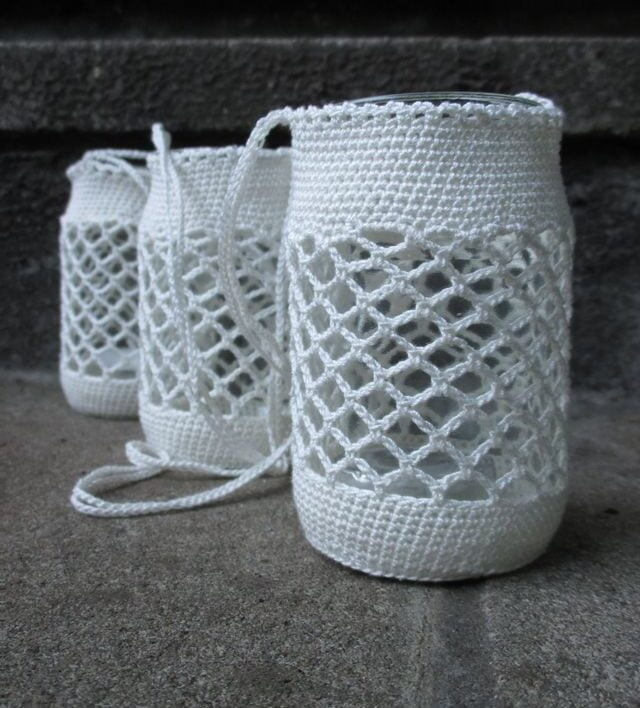 Tuinlichtjes haken diy