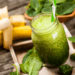 Groene smoothie met banaan en spinazie 17 Groene smoothie banaan spinazie