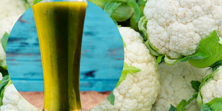 Groene smoothie bloemkool