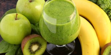 Rustgevende groene smoothie